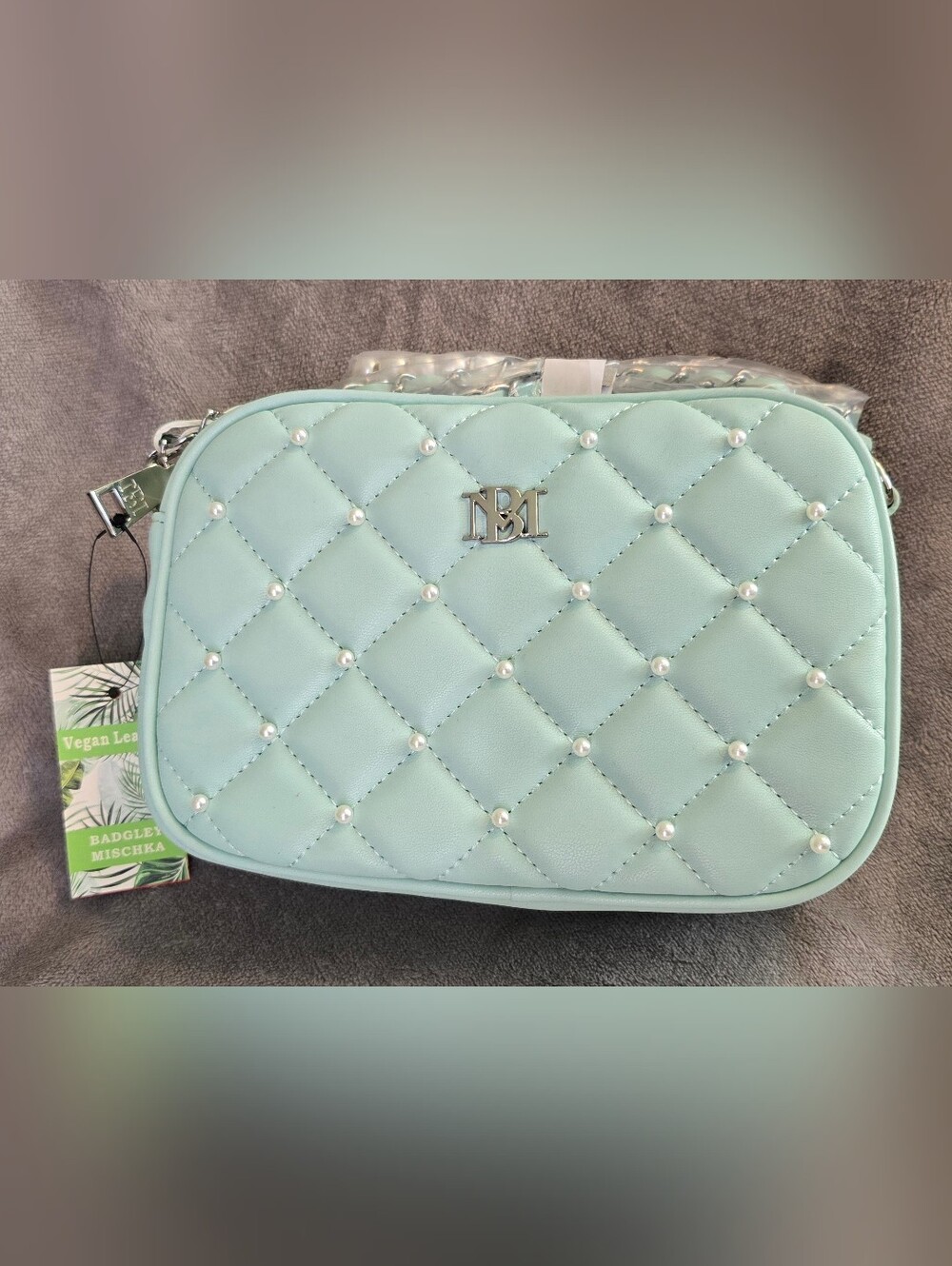 Badgley Mischka Beaded Quilted Purse